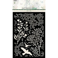 2022 arrival birds and twigs stencil diy scrapbooking paper greeting cards making photo album diary dcoration coloring molds