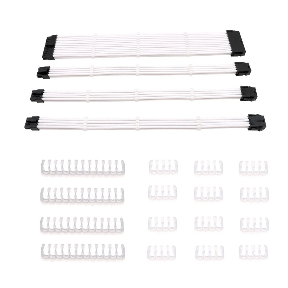 

PC Case Extension Cable Kit 4Pin Motherboard+CPU(4+4)8PIN +2xGPU(6+2)8PIN Computer Cable Adapter Accessories