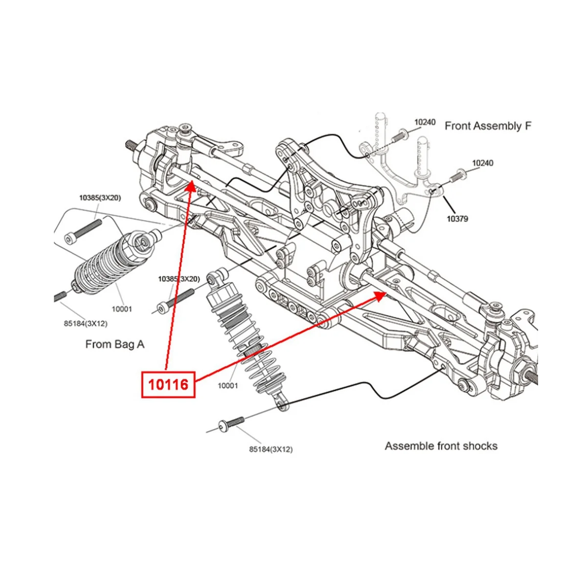 Передний CVD для гоночного радиоуправляемого автомобиля RH1002 RH1013 RH1011 RH817 RH818 RH1018 RH1019