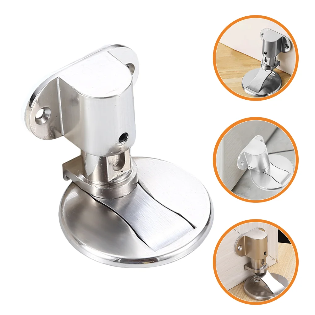 

Door Stopper Stop Catch Holder Duty Heavy Adjustable Buffer Wind Stoppers Metal Safety Steel Doorstop Mount Floor Proof