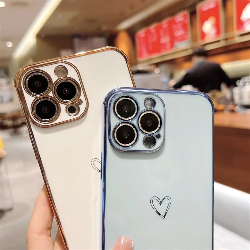 Ударопрочный Мягкий чехол из ТПУ для iPhone совместим с моделями 13 12pro 11pro max XR XS x 7 8 plus
