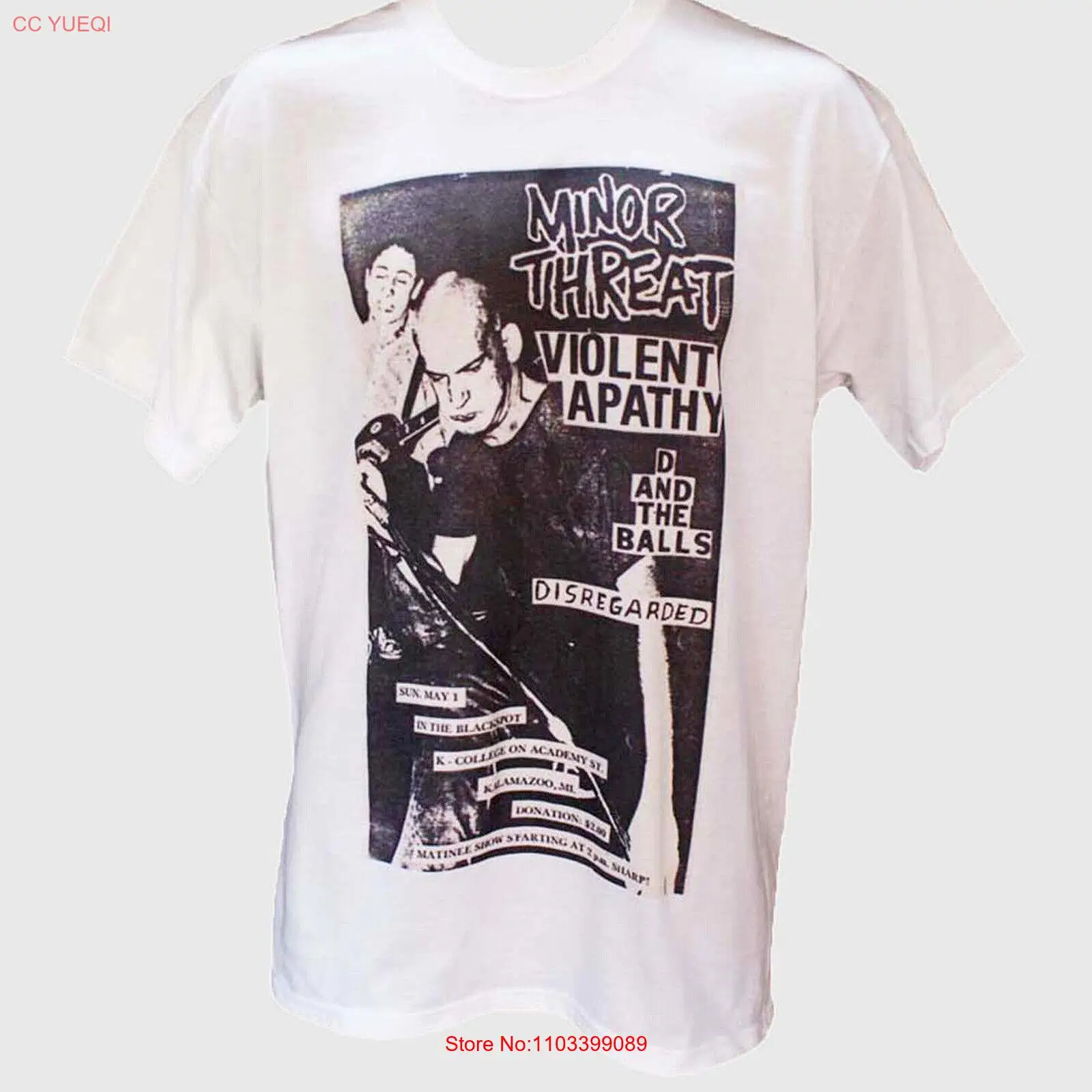 Жесткая детская белая футболка унисекс