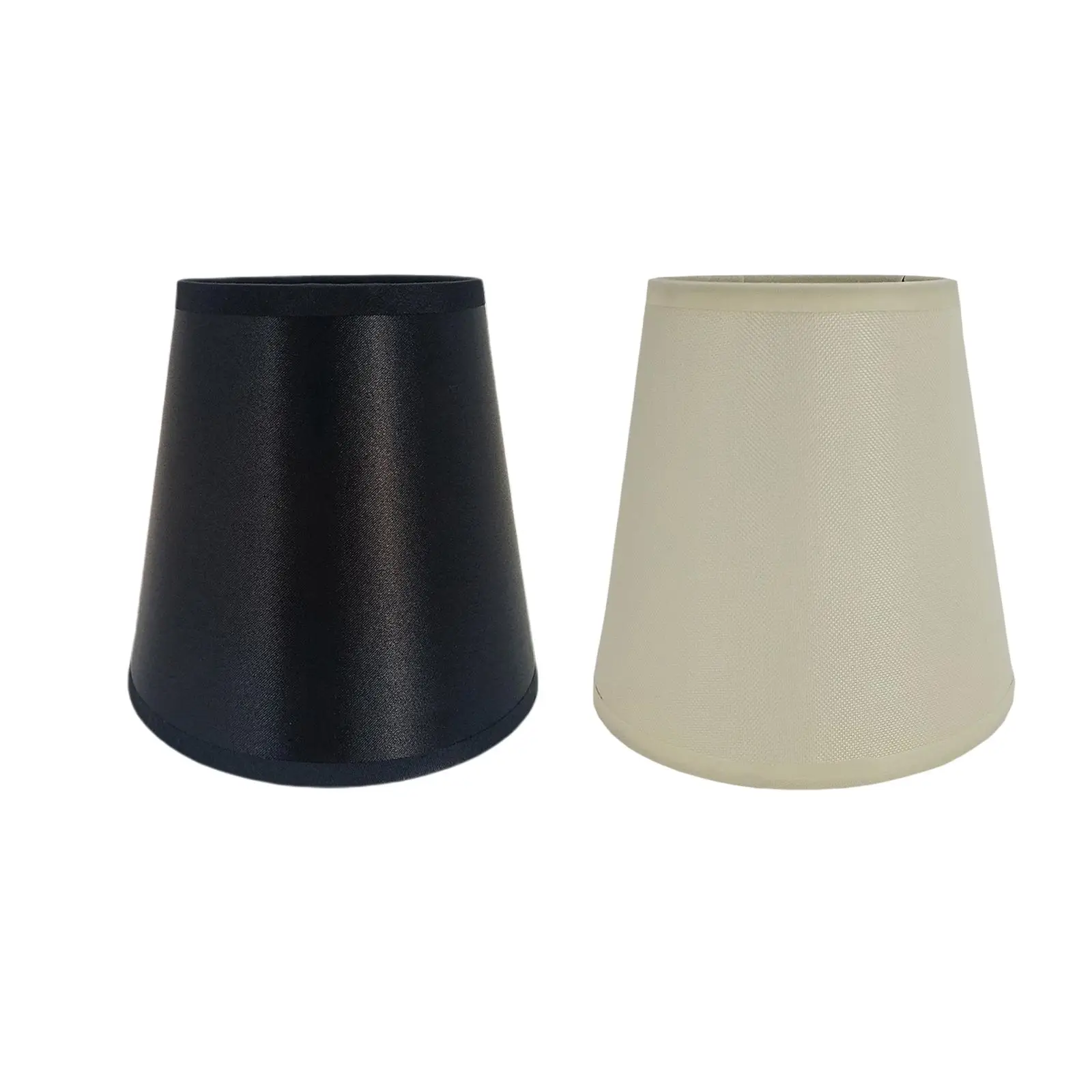

Vintage Style Drum Lamp Shade for Table Lamp Clip On Fabric Lampshade for Dining Room Home Office