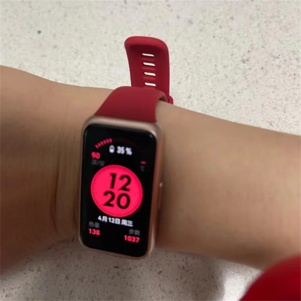 Silicone Strap For Huawei Band 7 Sport Smart Watch Band Replacement Watchband Wristband correa Bracelet for Huawei Band 7