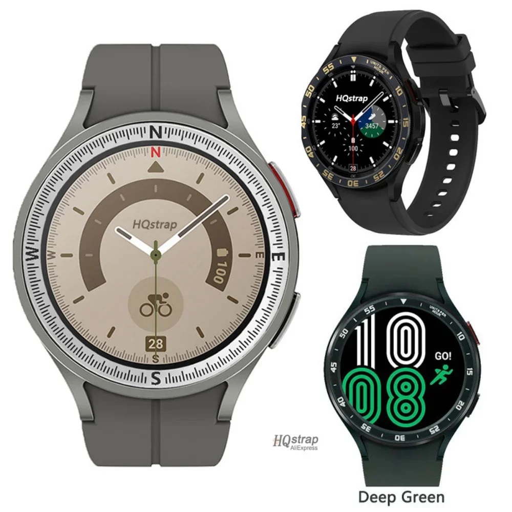 Металлические кольца для Samsung Galaxy Watch 4 Classic 46 мм 42 цвета в ассортименте