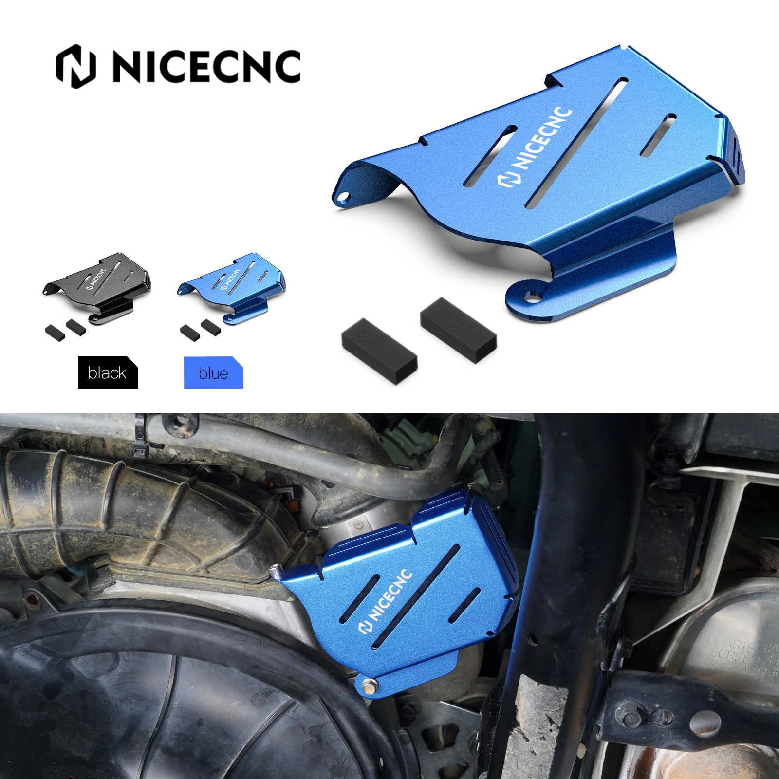 Для Polaris RZR XP защитная крышка корпуса дроссельной заслонки алюминиевый