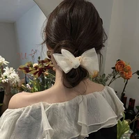 2022korean style bows hair scrunchies for women girls elastic hair bands ties rope bands ponytail bands holders hair accessories