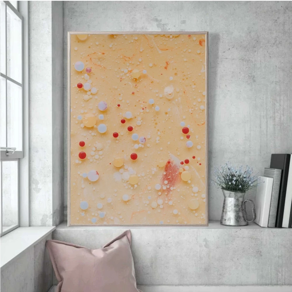 

Red and White Sand No Framework Canvas Painting HD Print Modern Picture Home Decora for Living Room Wall Artwork Abstract Poster
