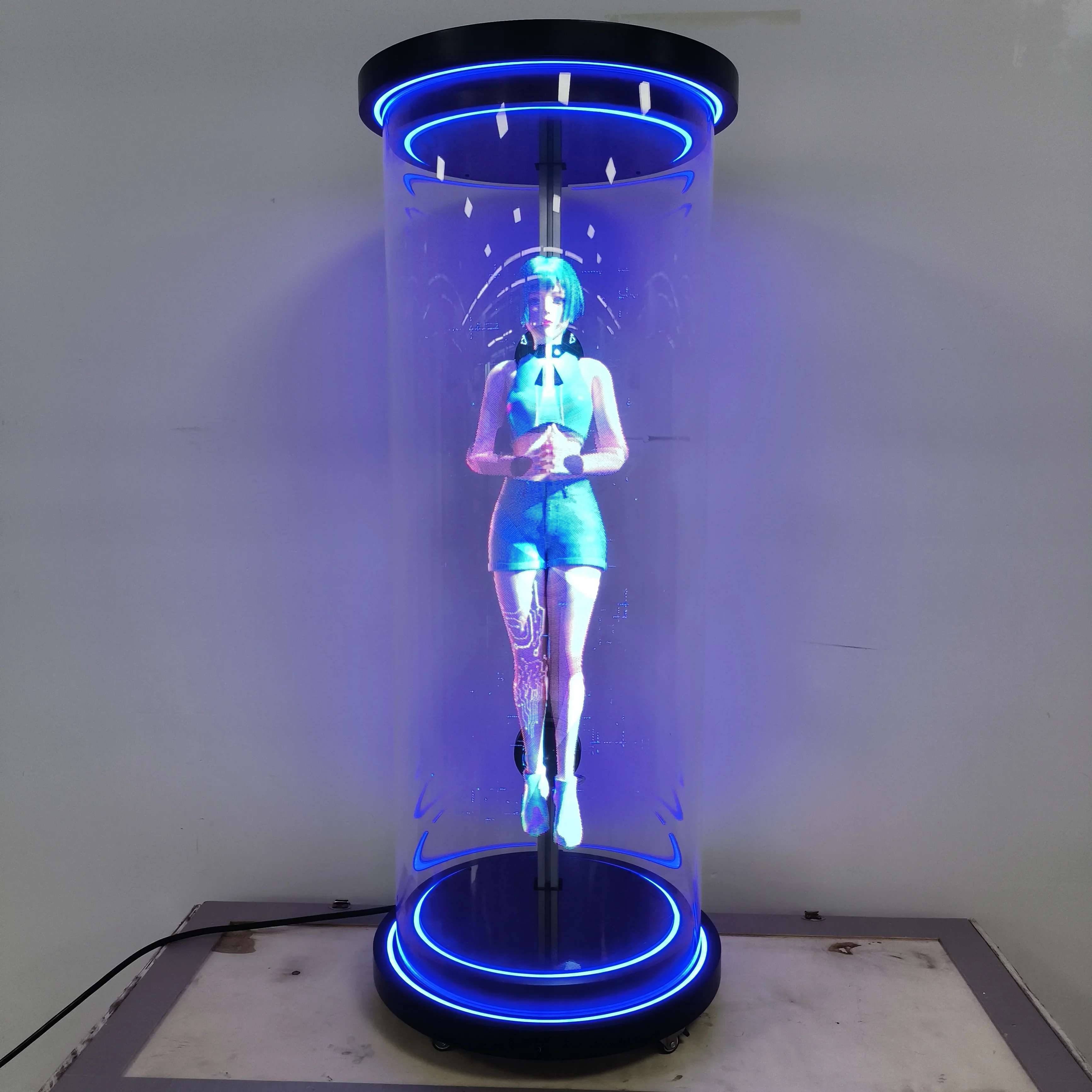 Горячая Распродажа 1*3 шт. G224-32 98 см 3D голографический вентилятор с бесплатной