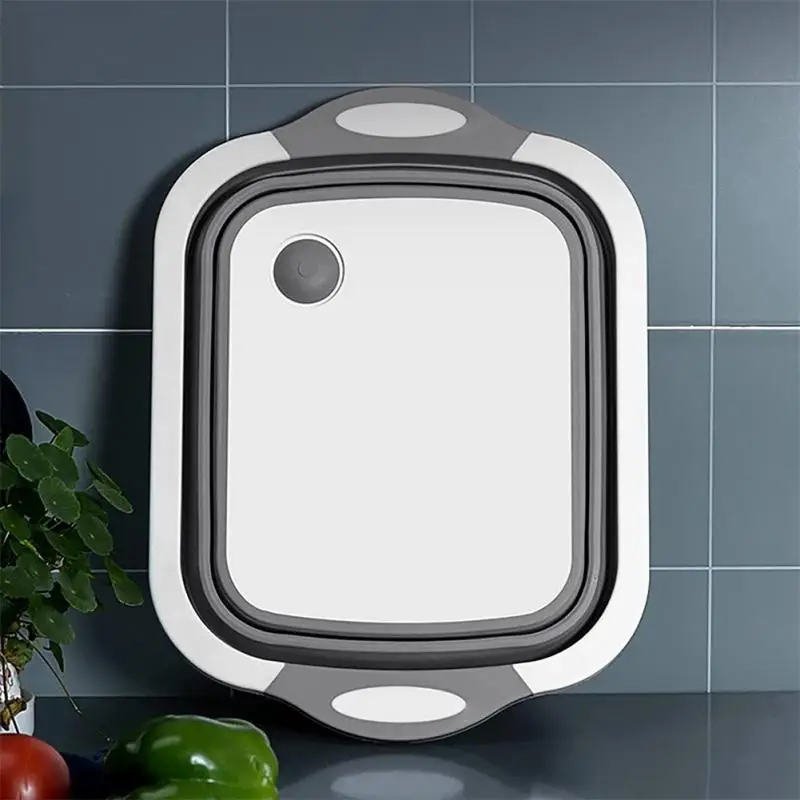 

Folding Cutting Board Kitchen Non-slip Multifunctional Retractable Vegetable Washing Fruit Creative Folding Cutting Board