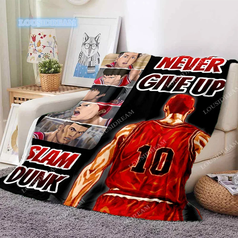 

SSLAM DUNK printing blanket soft thin blanket gift sofa bed sheet car lunch Camp bed throw blank pic blank a1