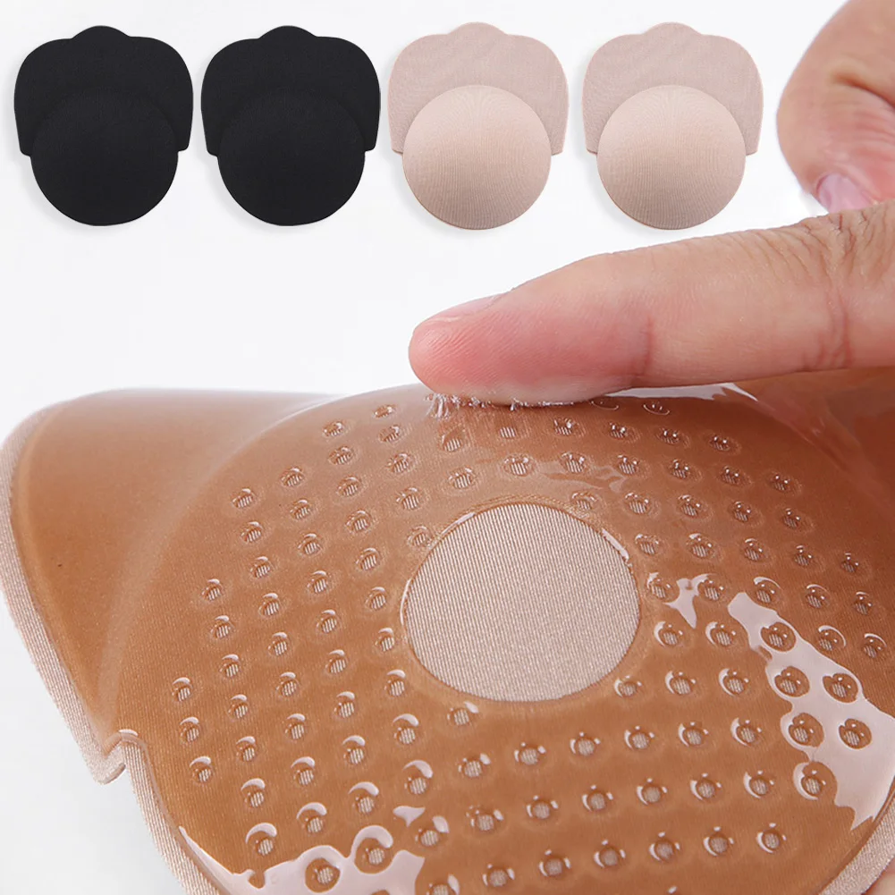 

Invisible Push Up Bra Backless Strapless Bra Seamless Front Closure Bralette Underwear Women Self-Adhesive Silicone Sticky Cover