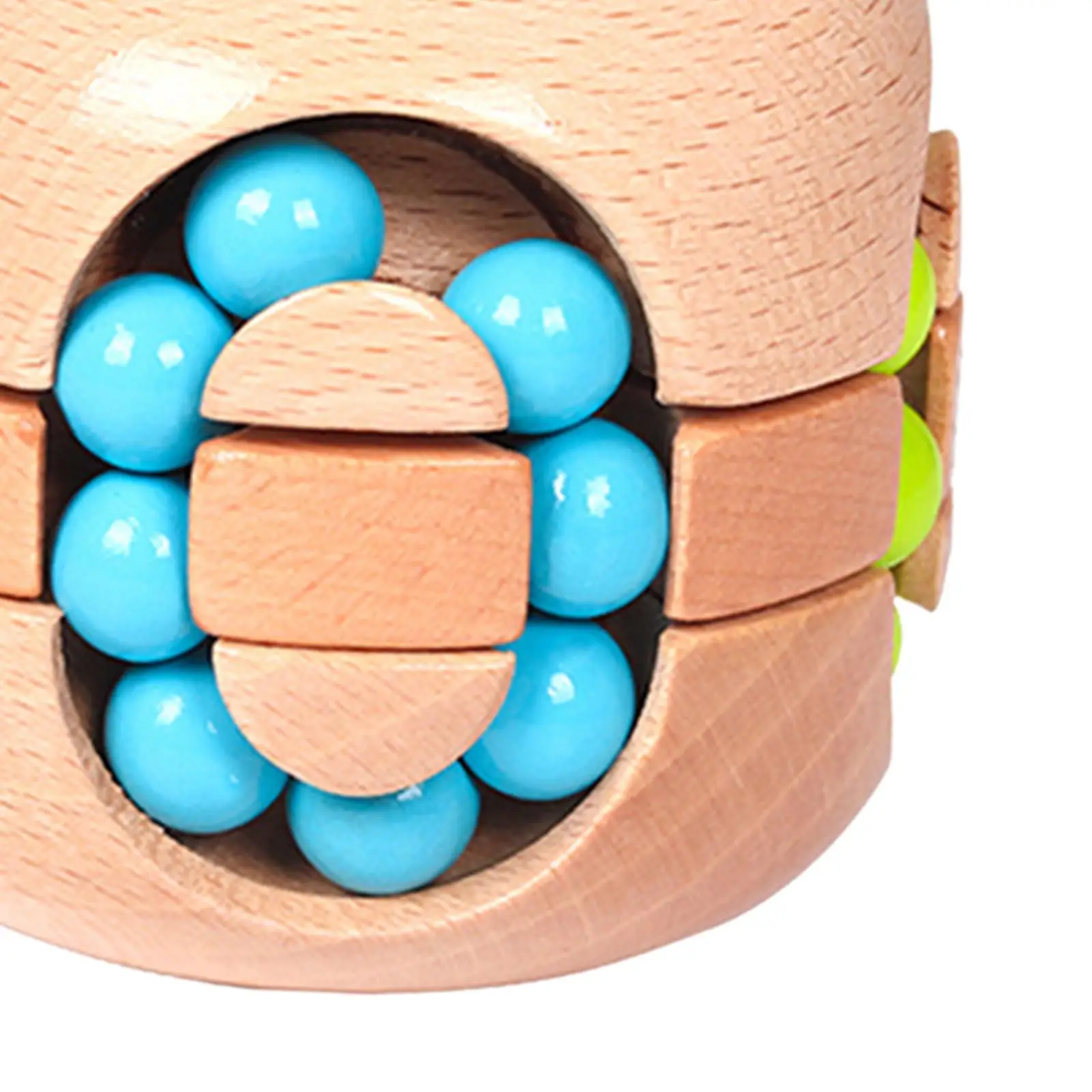 

Rotating Bean Toy Educational Toy Puzzle Toy Decompression Small Beads Ball Game for Unisex Children Boys Gift