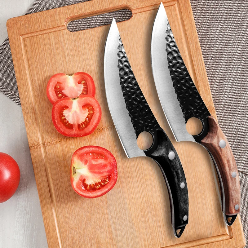 

Chef's Knife Forged Stainless Steel Outdoor Hunting Butcher's Knife Meat Fish Fruit Vegetable Boning Knife Meat Cleaver