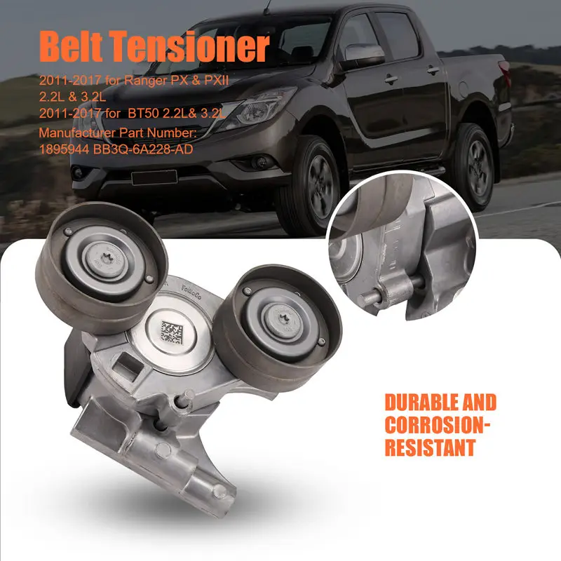 Натяжитель ремня и шкивы для Ford PX &amp MKII Ranger 2 3 Drive Mazda BT-50 1766642