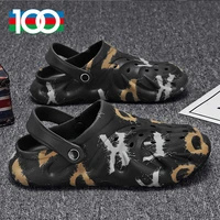 summer sandals mens outdoor driving non slip hole beach shoes youth fashion trend leisure breathable cool slippers