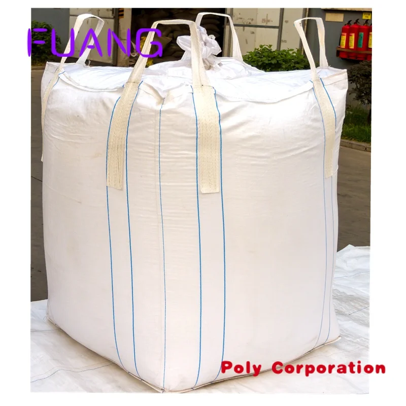 1 ton 1.5 ton PP big bag packaging /1 tons pp jumbo bags for sand , building material , chemical, fertilizer, flour ,etc