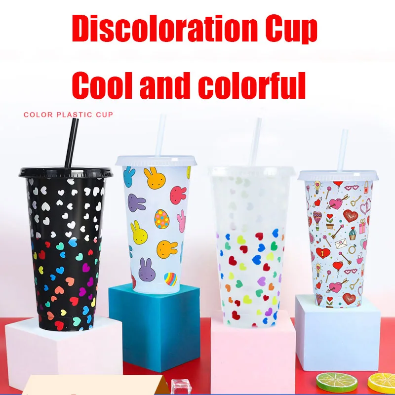 

Термохромная пластиковая кружка с крышкой, 710 мл