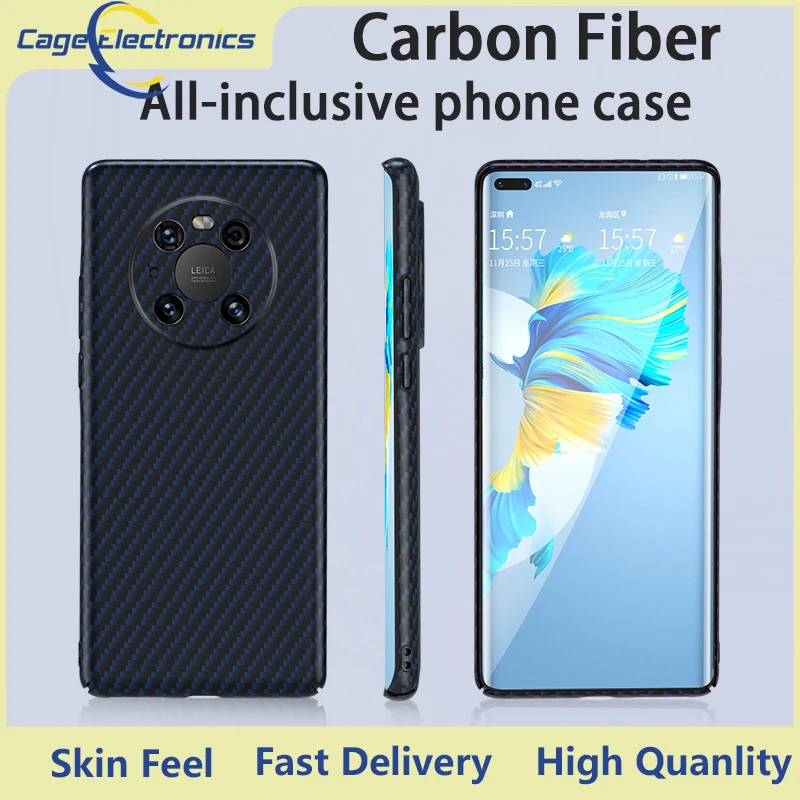 

Carbon Fiber Texture Shockproof Phone Case For Huawei Mate30 Mate30Pro Mate40 Mate40Pro Mate40RS Cover