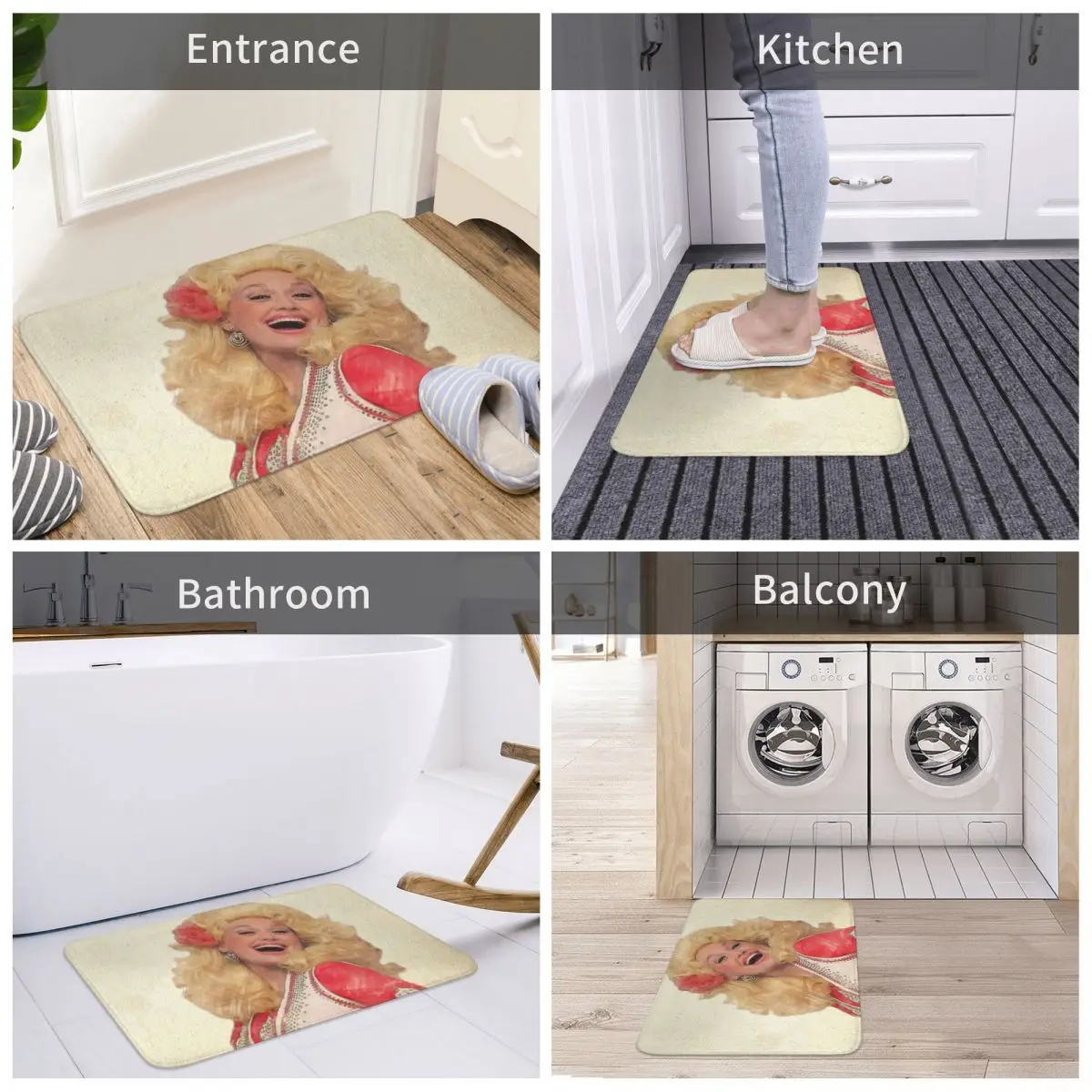 Долли Партон 40x60 см Ковер Полиэстеровые Коврики Современный Дверной Проем