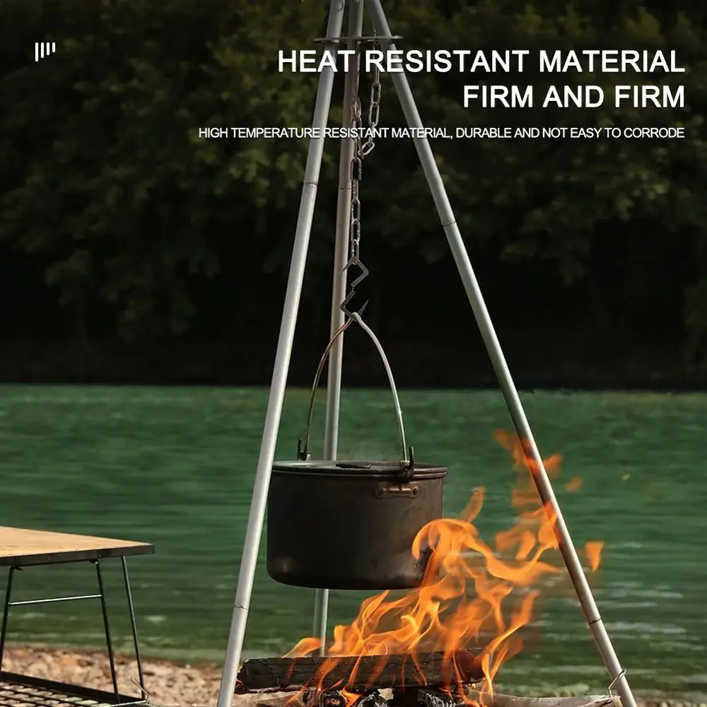 

Durable Portable Storage Rack Stainless Steel Camping Lamp Hooks Storage Hanger S-Shaped Hooks Hanging Hook Lamp Holder