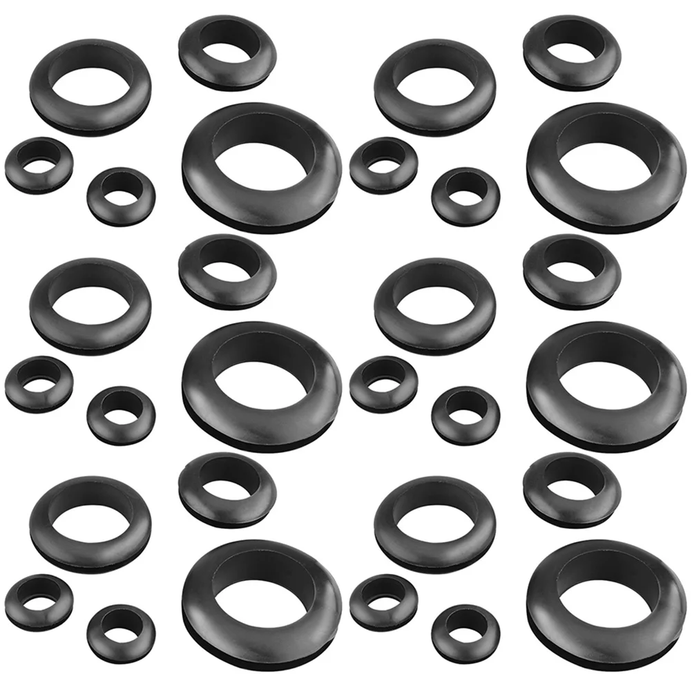 

105pcs Rubber Grommet Assortment Wiring Rubber Gaskets Hole Plug Grommets