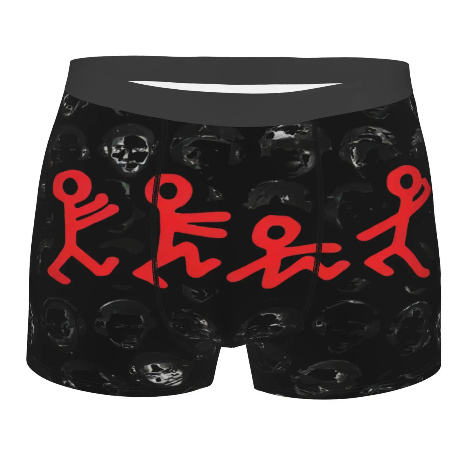 

Трусы-боксеры мужские длинные из полиэстера, красные