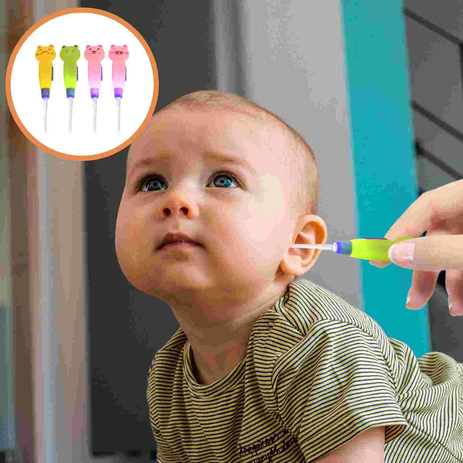

Ear Wax Tool Cleaner Pick Earwax Remover Cleaning Spoon Baby Kids Removal Glowing Lighted Toddler Ledsafelight Infant Newborn