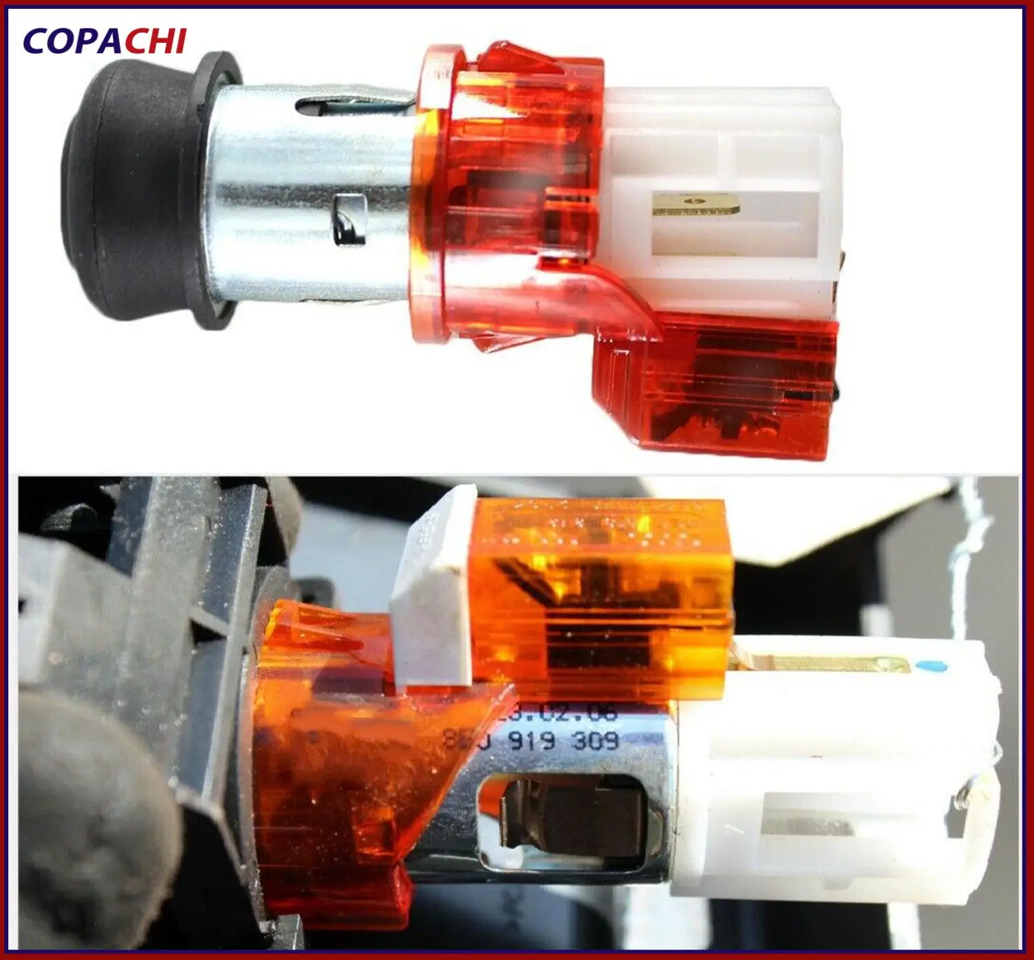 

8K0919343 8E0919309 Автомобильная гнездо прикуривателя в сборе для Audi A4 A5 A6 A8 Q7