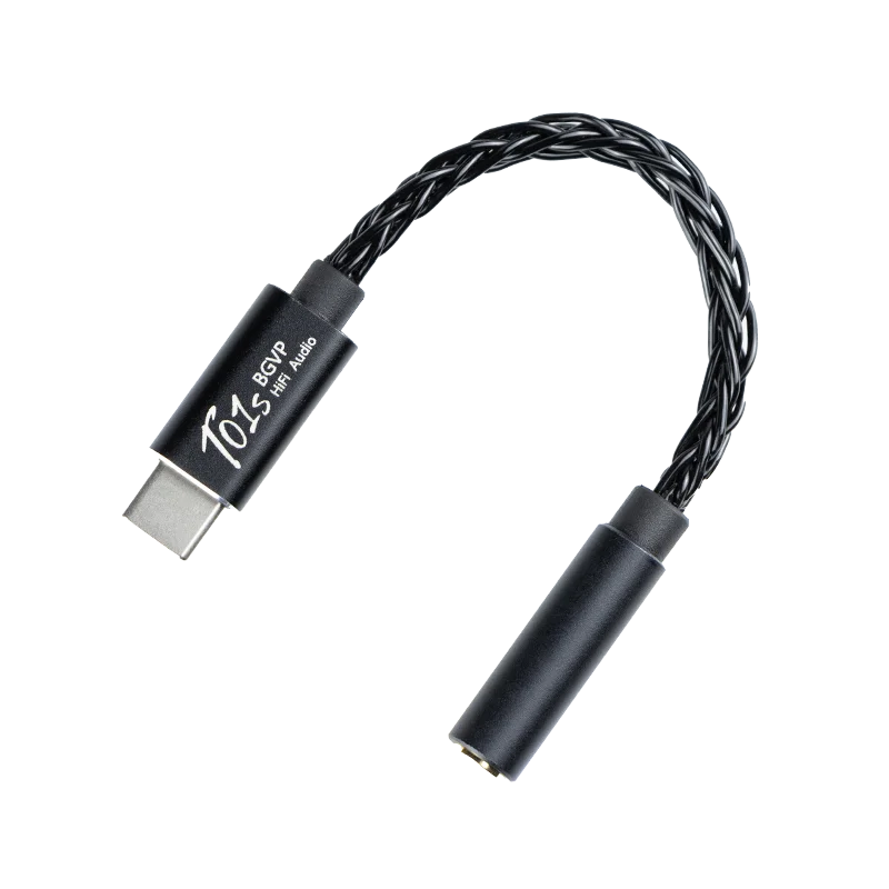 Усилитель для наушников BGVP T01s USB Type C на 3 5 мм разъем аудиоадаптер 32 бит 384 кгц