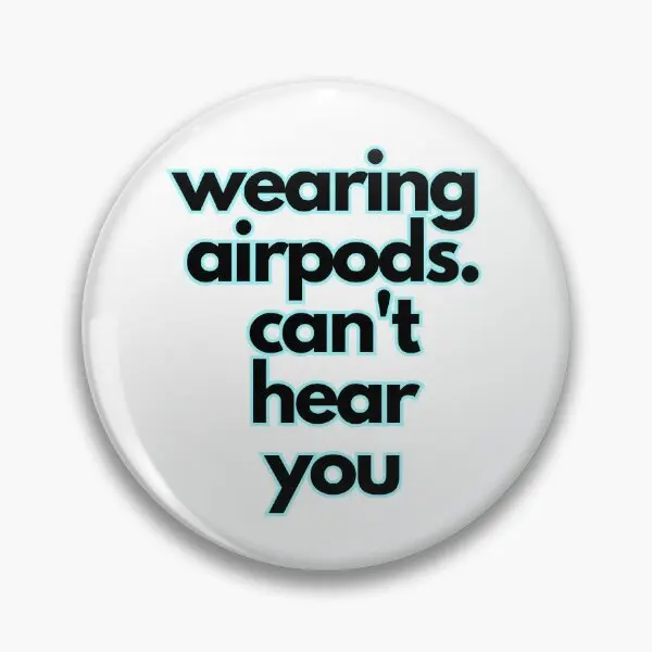 Мягкая булавка на пуговицах в стиле Airpods модный милый декоративный мультяшный