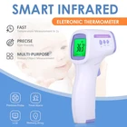 Инфракрасный термометр-пистолет для измерения температуры тела, бесконтактный термометр для лба для взрослых, новинка 2021