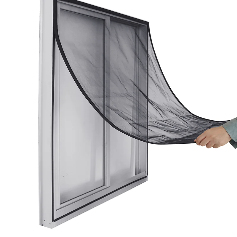 НОВЫЙ черный магнитный экран для окон москитная сетка невидимая