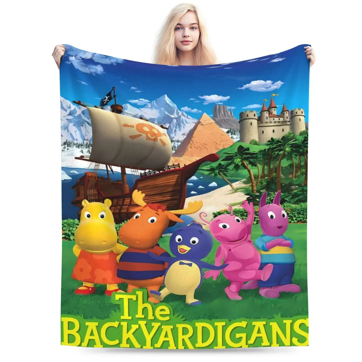 Плакат Backyardigans ультра-мягкое Флисовое одеяло