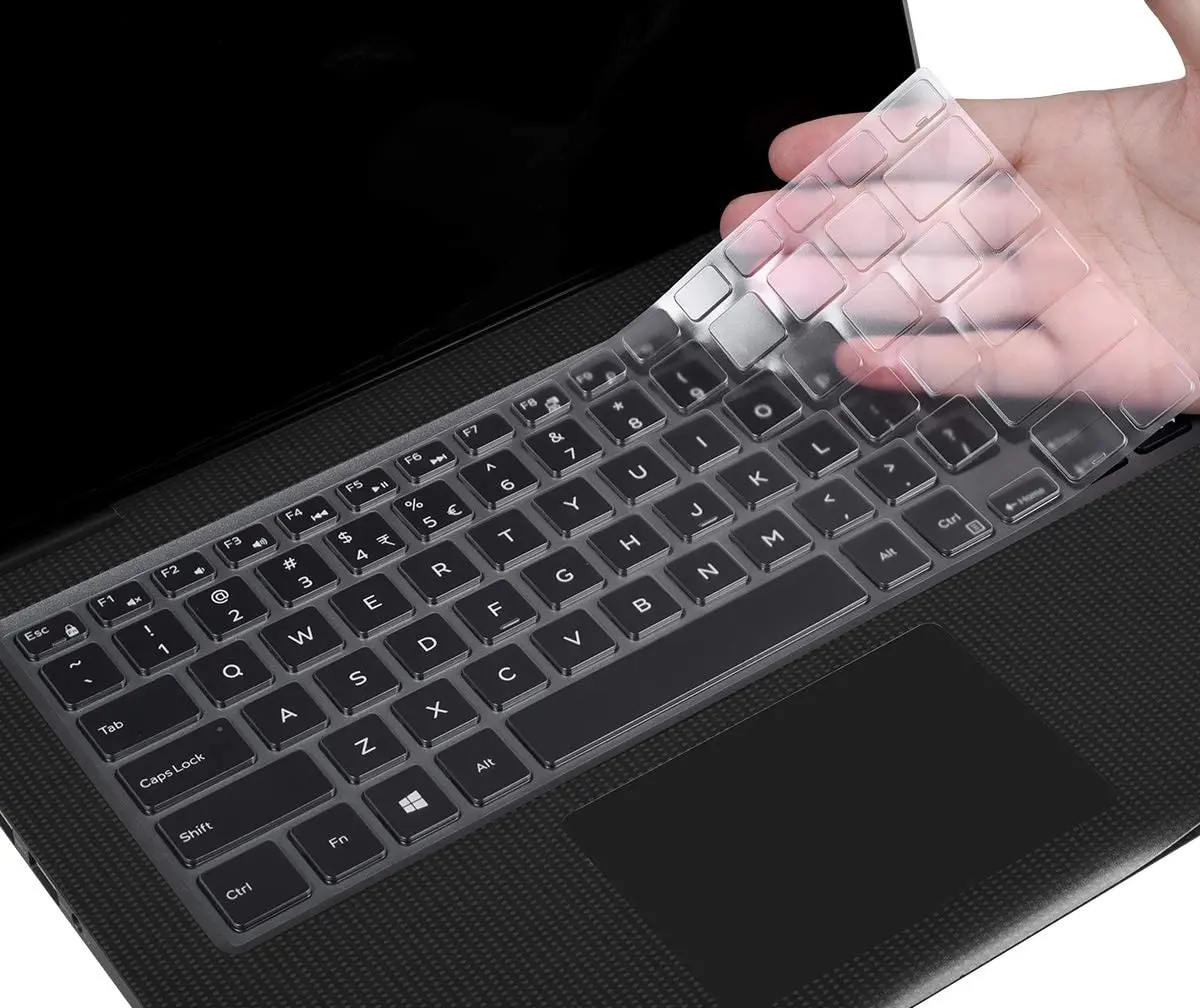 Чехол для ноутбука Dell XPS 15 7590 2020 / 9570 9560 9550 6 дюйма TPU/силиконовый чехол клавиатуры -