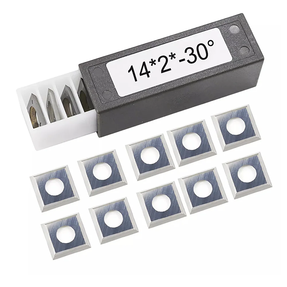 DIY Crafts Woodworking Projects Replacement Cutter Inserts 14mm Square X 2mm 10 Pieces Per Box