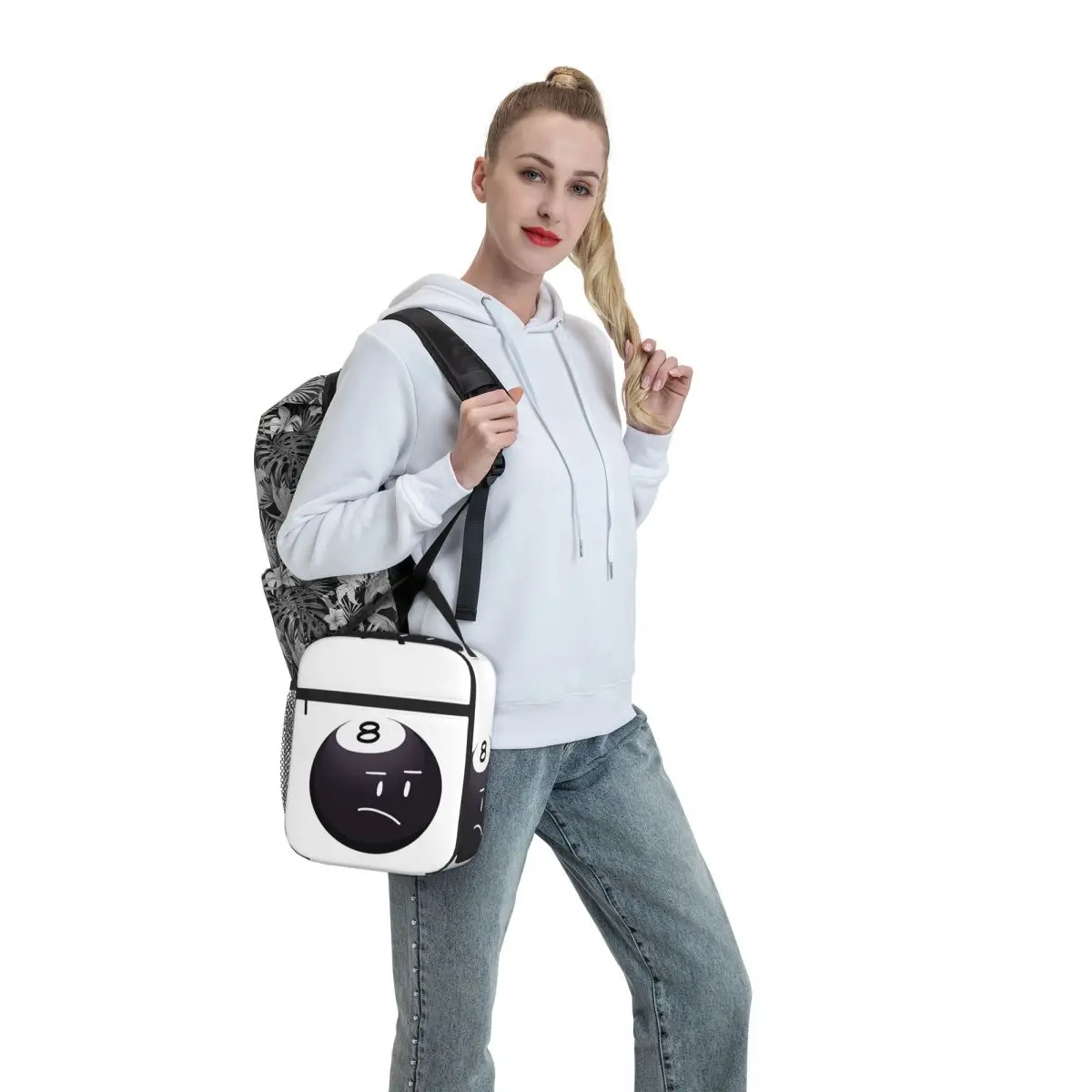 8ball Bfdi Сумки для обеда Изолированная сумка Портативная коробка бенто Герметичные