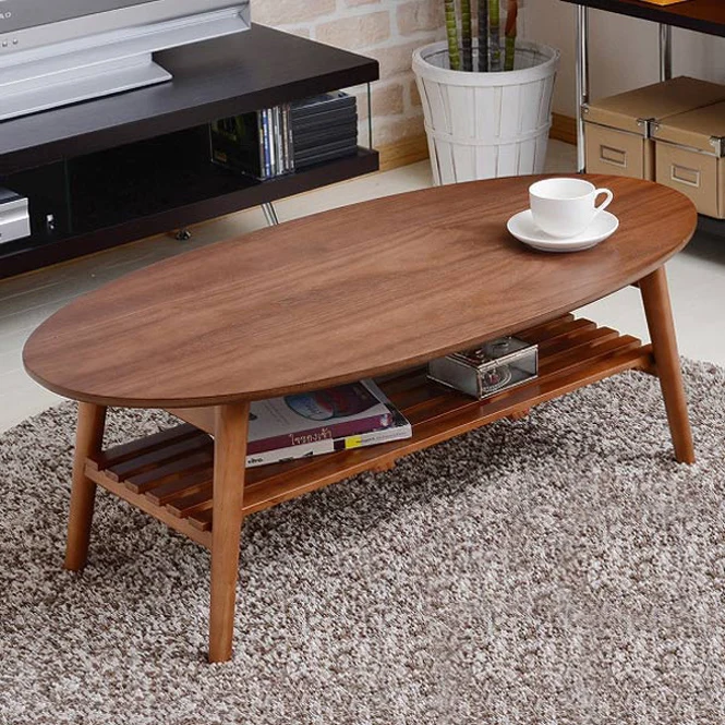 Современная Центральная ножка стола складной орех/натуральный