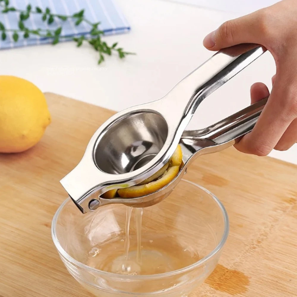 

Nymph Creative Lemon Fruits Stainless Steel Squeezer Kitchen Orange Manual Press Juice Gadgets Household Fruit Squeezer Supplies