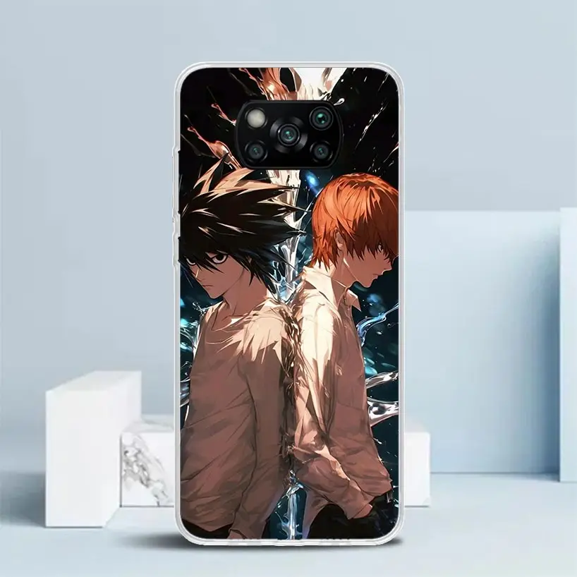Фото Чехол N-Note D-Death Anime Ryuk с мягкой обложкой для Xiaomi Poco M8 M7 X7 X6 X5 Pro F7, Redmi 15 15C 13 13C 12 12C 10 10C с принтом №3