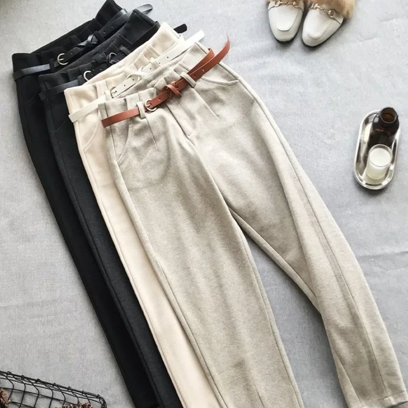 Женские шерстяные брюки NoEnName_Null