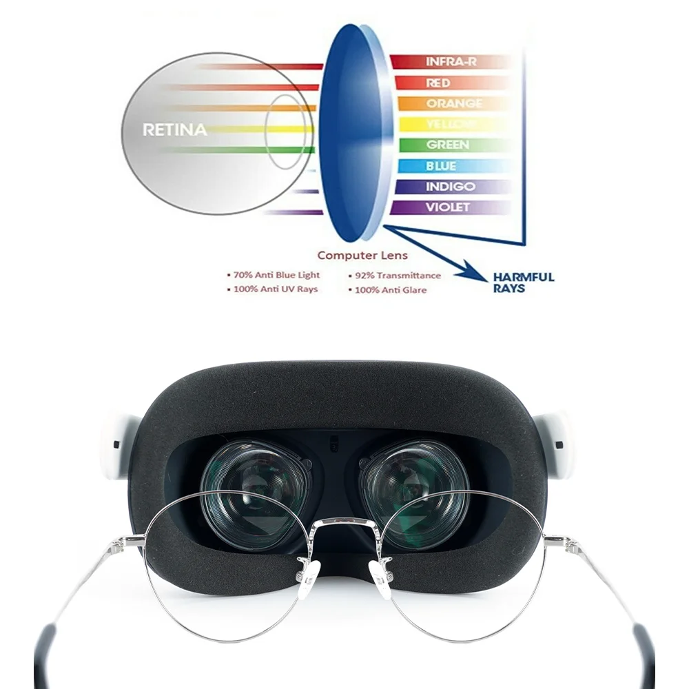 Inserciones de lentes graduadas VR lentes para Oculus Quest 2 