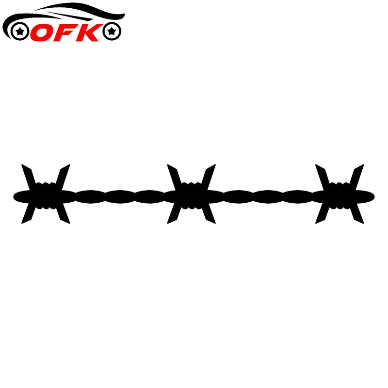 

Barbed Wire Creative Vinyl Car Sticker Bumper Decoration Decals 18CM*2.9CM