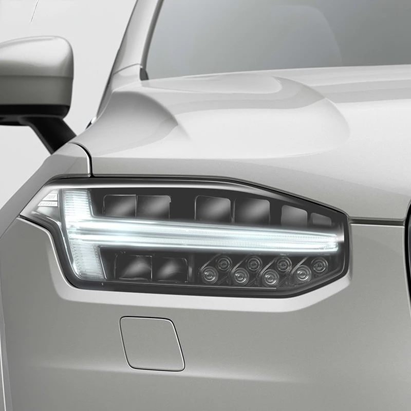 2 Pcs Car Front Light Transparent TPU Sticker Headlight Protective Film For Volvo XC90 XC40 XC60 S60 S90 V60 V90 Accessories