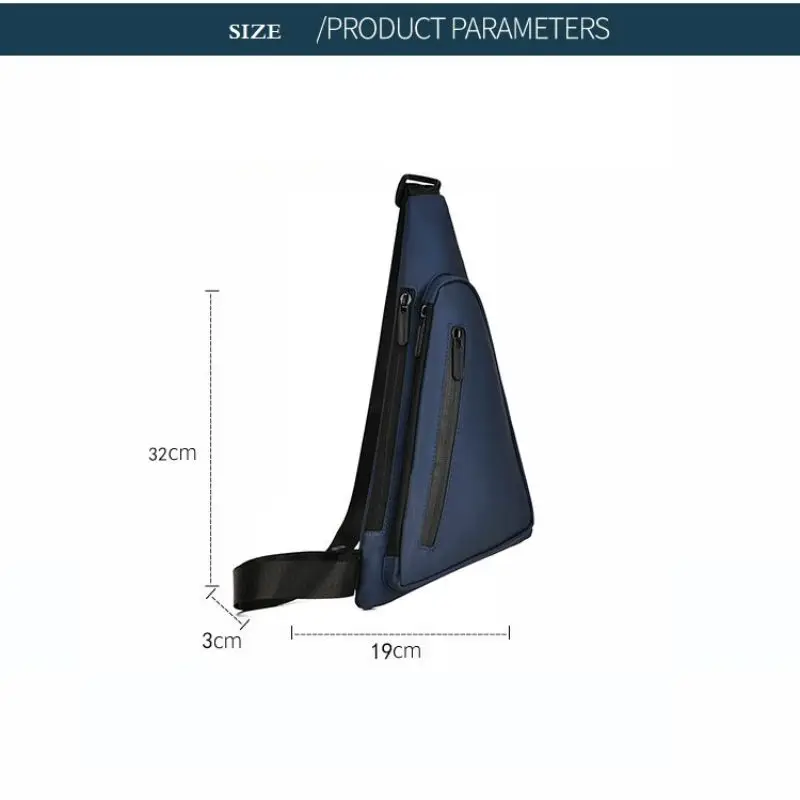 2023 New Men's Multifunctional Chest Bag Outdoor Lightweight Waterproof Shoulder Bag Travel Messenger Pack Chest Bag for Male