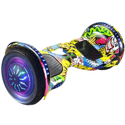 

2021 Newest 10 Inch 2 Wheel Self Balancing Scooters Electric Off-road Balance Hover Board Scooter With Led Flash Lights