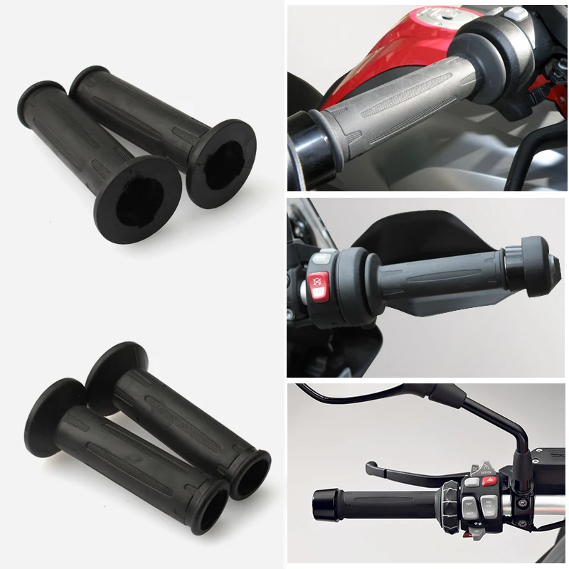 

Black Motorcycle Handle Bar Grips For BMW R1200S R1200R R1200ST R1200GS ADVENTURE