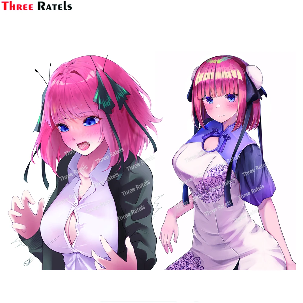 

Three Ratels H758 Nakano Nino Go Toubun No Hanayome Stickers For Laptop Skateboard Luggage Decoration Decals