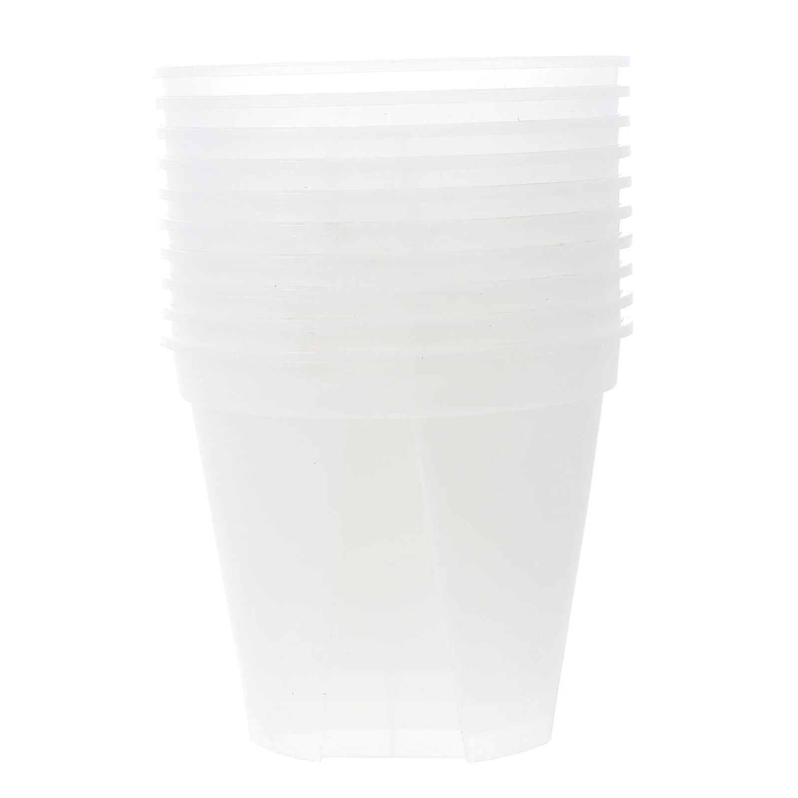 

10Pcs Plastic Root Control Pot Rounded Flower Pots Practical Plant Pots