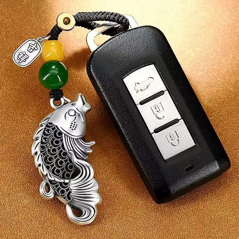 Ретро этнический необычный Карп стиль Гальванизированный искусственный брелок